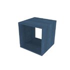 Conjunto 4 Nichos E 4 Prateleiras Kit Cubos  Azul