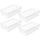 Conjunto 4 Organizadores De Prateleira Multiuso 30x15x7cm Cai