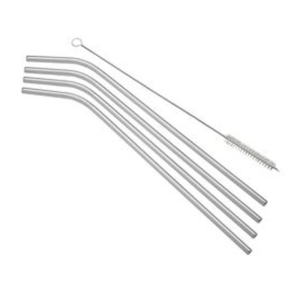 Conjunto 4 Peças Canudos C/ 1 Escova 21cm 27597 ? Bon Gourmet