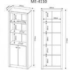 Conjunto 4 Peças Com Escrivaninha, Estante Livreiro, Com 2 Po