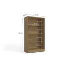 Conjunto 4 Peças Com Escrivaninha, Gaveteiro E 2 Armários Ita