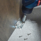 Conjunto 4 peças Junção Dobrada 40x20x1mm Aço Galvanizado Minubras