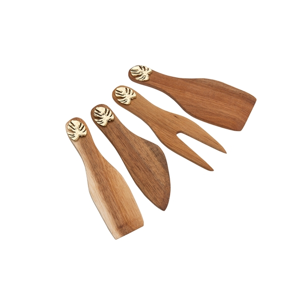 Conjunto 4 Peças P/ Queijo Costela De Adão ? Bon Gourmet - Ma