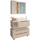 Conjunto 4 Peças Para Banheiro Bn3600x43x44x45 Tecno Mobili