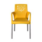 Conjunto 4 Poltronas Deluxe Amarela Amarelo