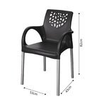 Conjunto 4 Poltronas Deluxe Preta Preto