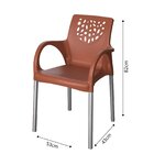 Conjunto 4 Poltronas Deluxe Terracota Terracota