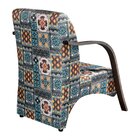 Conjunto 4 Poltronas Sevilha Braço Madeira Cadeira Decorativa