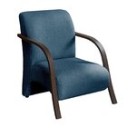 Conjunto 4 Poltronas Sevilha Braço Madeira Cadeira Decorativa