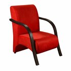 Conjunto 4 Poltronas Sevilha Braço Madeira Cadeira Decorativa