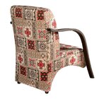 Conjunto 4 Poltronas Sevilha Braço Madeira Cadeira Decorativa