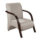 Conjunto 4 Poltronas Sevilha Braço Madeira Cadeira Decorativa