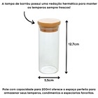 Conjunto 4 Potes Para Temperos Condimentos Especiarias Porta