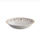 Conjunto 4 Pratos Fundo Cerâmica Ashley 587ml Amarelo