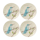 Conjunto 4 Pratos Raso Cerâmica 27,7cm Lovely Garden