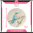 Conjunto 4 Pratos Raso Cerâmica 27,7cm Lovely Garden