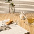 Conjunto 4 Pratos Sobremesa De Vidro Butterfly 17 Cm - Wolff