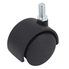 Conjunto de 4 Rodas de Metal Aço Preto para Linha Line Aramada 5cm Spaceo