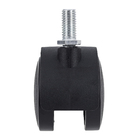 Conjunto de 4 Rodas de Metal Aço Preto para Linha Line Aramada 5cm Spaceo