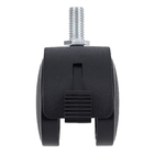 Conjunto de 4 Rodas de Metal Aço Preto para Linha Line Aramada 5cm Spaceo