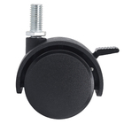 Conjunto de 4 Rodas de Metal Aço Preto para Linha Line Aramada 5cm Spaceo