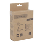 Conjunto de 4 Rodas de Metal Aço Preto para Linha Line Aramada 5cm Spaceo