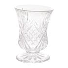 Conjunto 4 Taça Para Licor 55ml De Vidro Alto Relevo - Lyor