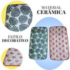 Conjunto 4 Travessas Em Cerâmica - 2 Flamingos E 2 Costela De