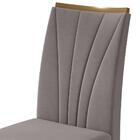 Conjunto 4 cadeiras Apogeu Amêndoa/ - Móveis Lopas