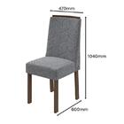 Conjunto 4 cadeiras Astrid Imbuia/ - Móveis Lopas