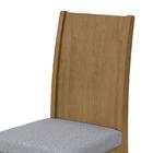 Conjunto 4 cadeiras Athenas Amêndoa/ - Móveis Lopas