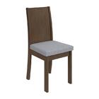 Conjunto 4 cadeiras Athenas Imbuia/ - Móveis Lopas