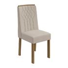 Conjunto 4 cadeiras Exclusive Amêndoa/ - Móveis Lopas