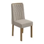 Conjunto 4 cadeiras Exclusive Amêndoa/ - Móveis Lopas