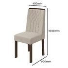 Conjunto 4 cadeiras Exclusive Imbuia/ - Móveis Lopas