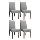 Conjunto 4 cadeiras Veneza Imbuia/ - Pr Móveis