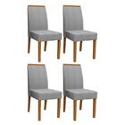 Conjunto 4 cadeiras Veneza Ipê/ - Pr Móveis
