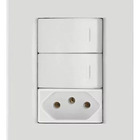 Conjunto 4x2 2 Inter. Paralelo + 1 Tomada 20a Liz Tramontina