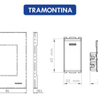 Conjunto 4x2 2 Interruptores Simples Liz Tramontina - Branco