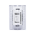 Conjunto 4X2 3 Interruptores Touch com Auto Branco Vetro