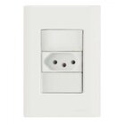 Conjunto 4x2 Com 1 Tomada 2p+t 10 A 250 V Tramontina Giz Bran