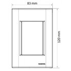 Conjunto 4x2 Com 1 Tomada 2p+t 10 A 250 V Tramontina Giz Bran