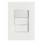 Conjunto 4x2 Com 2 Interruptores Simples 10 A 250 V Tramontin