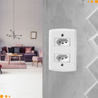 Conjunto 4x2 Com 2 Tomadas 2p+t 10 A 250 V Tramontina Lux2 Br