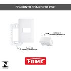 Conjunto 4x2 Interruptor Paralelo 1 Tecla Fame Habitat