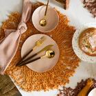 Conjunto 50 Pratos Rasos Modelo Organic Lyor 26cm Mesa Posta