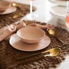 Conjunto 50 Pratos Rasos Modelo Organic Lyor 26cm Mesa Posta