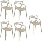 Conjunto 5 Cadeiras Allegra Pp Nude