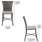 Conjunto 5 Cadeiras Turquia Pedra Ferro A27 Fibra Trama Fecha