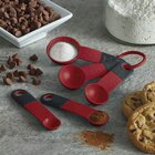Conjunto 5 Colheres Medidoras Kitchenaid Vermelho/preto